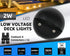 Lumina Lighting® 2W LED Deck Lights (2 Pack) | Low Voltage Landscape Deck Lights - 12V 3000K | G4 LED Bulb (Black)
