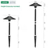 Lumina Lighting® 3W Low Voltage LED Pathway Lights 12V Replaceable LED Bulb Included (Black, 2-Pack)