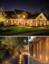 Lumina Lighting® 6W Landscape Well Lights (1 Pack) | Low Voltage Well Lights - Adjustable Outdoor In-Ground Light 12V 3000K | PAR36 LED (Black)