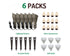 Lumina Lighting® 5W Low Voltage LED Spotlight | 12V Replaceable LED Bulb Included (Bronze, 6-Pack)