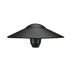 8" China Hat for Path Lights Black