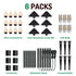 Lumina Lighting® 3W Low Voltage LED Pathway Lights 12V Replaceable LED Bulb Included (Black, 6-Pack)