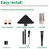 Lumina Lighting® 3W Low Voltage LED Pathway Lights 12V Replaceable LED Bulb Included (Black, 6-Pack)