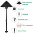 Lumina Lighting® 3W Low Voltage LED Pathway Lights 12V Replaceable LED Bulb Included (Black, 6-Pack)