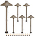 Lumina Lighting® 3W Low Voltage LED Pathway Lights 12V Replaceable LED Bulb Included PAL0106-BZLED6 (Bronze, 6-Pack)