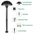 Lumina Lighting® 3W Low Voltage LED Pathway Lights 12V Replaceable LED Bulb Included PAL0107-BKLED4 (Black, 4-Pack)