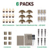 Lumina Lighting® 3W Low Voltage LED Pathway Lights 12V Replaceable LED Bulb Included PAL0106-BZLED6 (Bronze, 6-Pack)