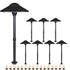 Lumina Lighting® 3W Low Voltage LED Pathway Lights 12V Replaceable LED Bulb Included PAL0108-BKLED8 (Black, 8-Pack)