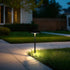 Lumina Lighting® 3W Low Voltage LED Pathway Lights 12V Replaceable LED Bulb Included PAL0108-BKLED10 (Black, 10-Pack)