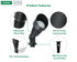 Lumina Lighting® 4W Low Voltage LED Spotlight | 12V Replaceable LED Bulb Included  (Black, 6-Pack)