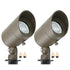 Lumina Lighting® 4W Low Voltage LED Spotlight | 12V ReplaceableLED Bulb Included  (Bronze, 2-Pack)