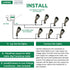 Lumina Lighting® 5W Low Voltage LED Spotlight | 12V Replaceable LED Bulb Included (Bronze, 6-Pack)