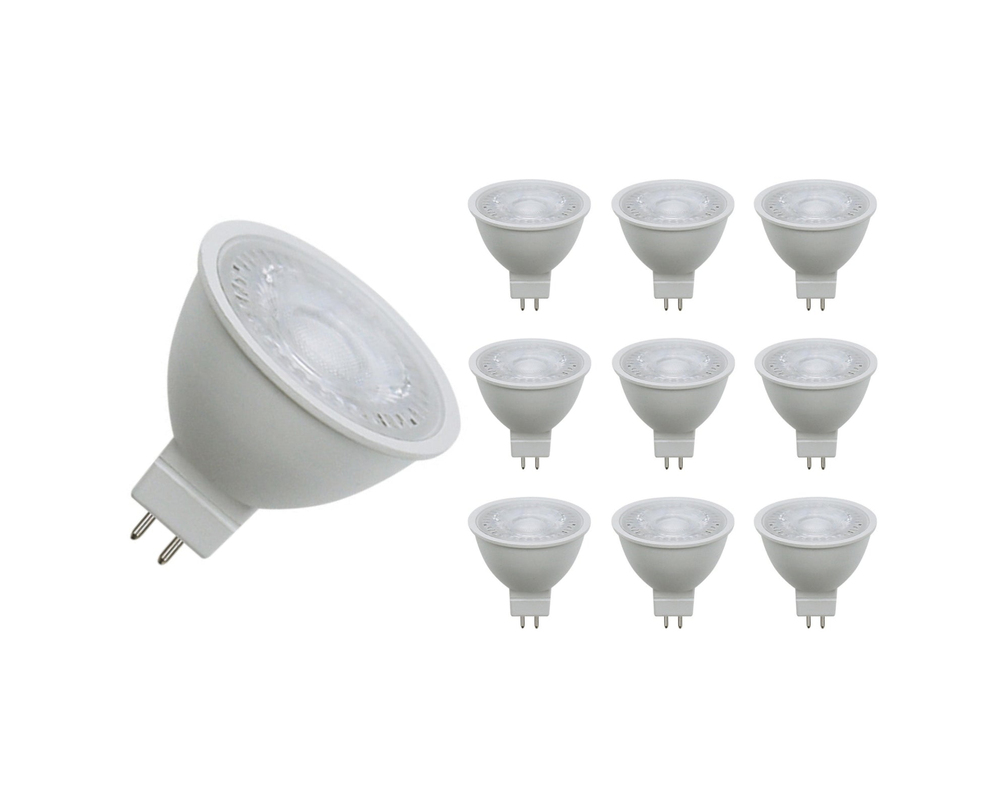 Lumina Lighting® 4W MR16 LED Bulb | AC/DC 12V 3000K Warm White 380 Lumens | (10-Pack)