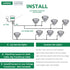 Lumina Lighting® 5W MR16 LED Bulb | AC/DC 12V 3000K Warm White 380 Lumens | (6-Pack)