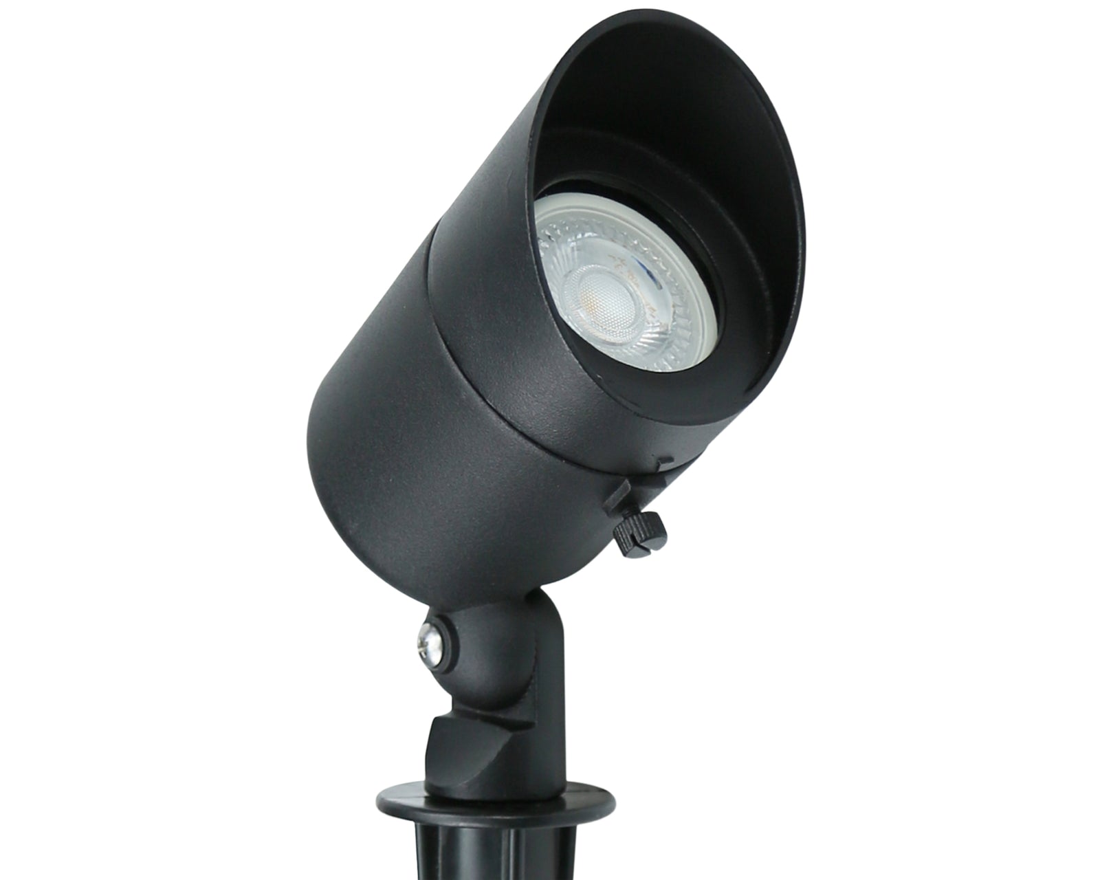Lumina Lighting® 4W Landscape Spotlights | Low Voltage Landscape Lighting Lights - 12V 3000K | Replaceable MR16 LED Bulb (Black, 2-Pack)