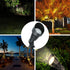 Lumina Lighting® 4W Low Voltage LED Spotlight | 12V Replaceable LED Bulb Included  (Black, 6-Pack)