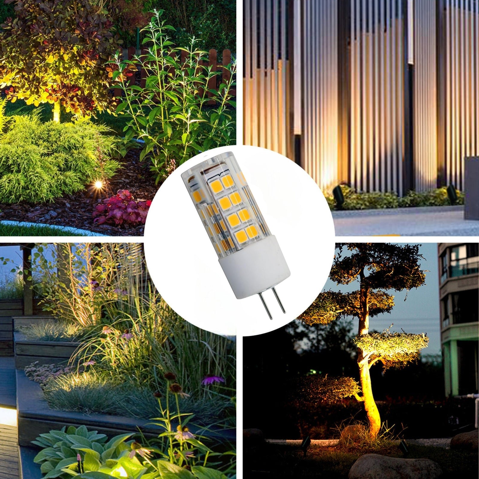 Lumina Lighting® G4 4W LED Bulb | 4W Bi-Pin Landscape LED Light | 12V 3000K Warm White, 380 Lumens | (10-Pack)